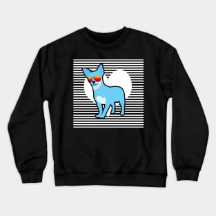 Heart and Chihuahua Crewneck Sweatshirt